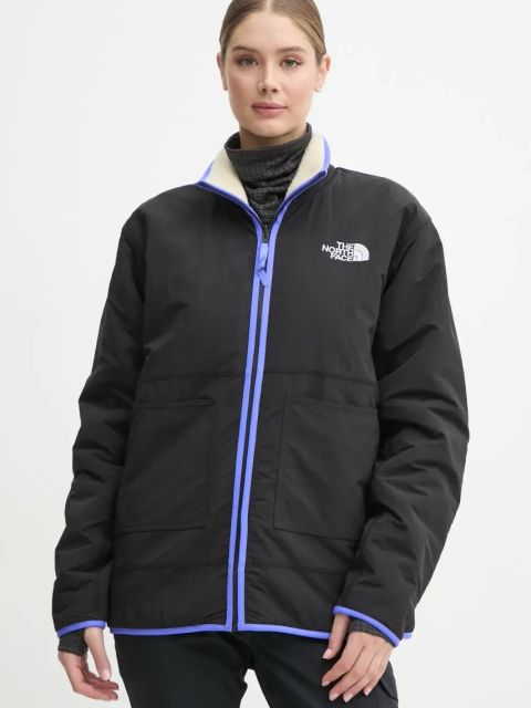 The North Face kurtka dwustronna TNF x Yinka Ilori kolor beżowy przejściowa NF0A89GK4D51