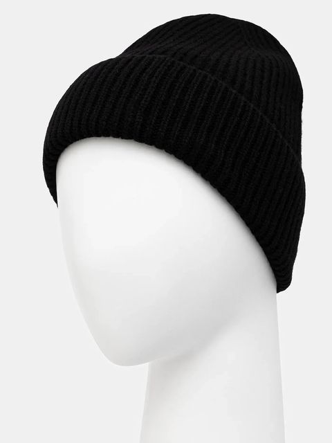 Answear.LAB czapka wełniana kolor czarny - zdjęcie produktu nr 2