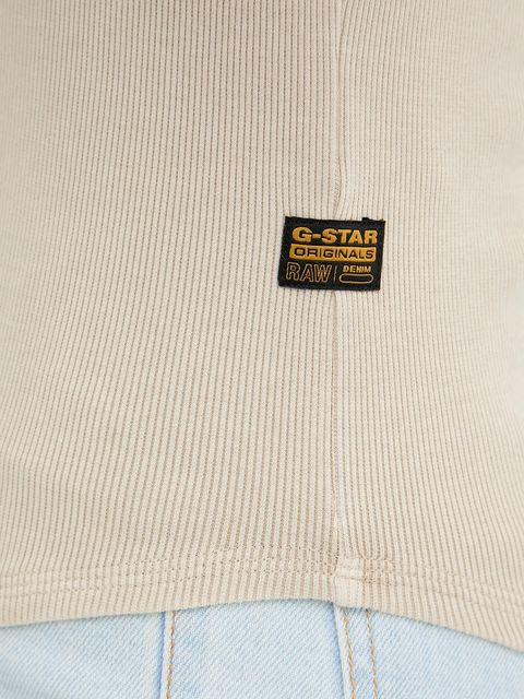 G-Star Raw longsleeve kolor beżowy D26140-D968