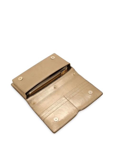 Dolce & Gabbana DG Logo leather minibag - Gold