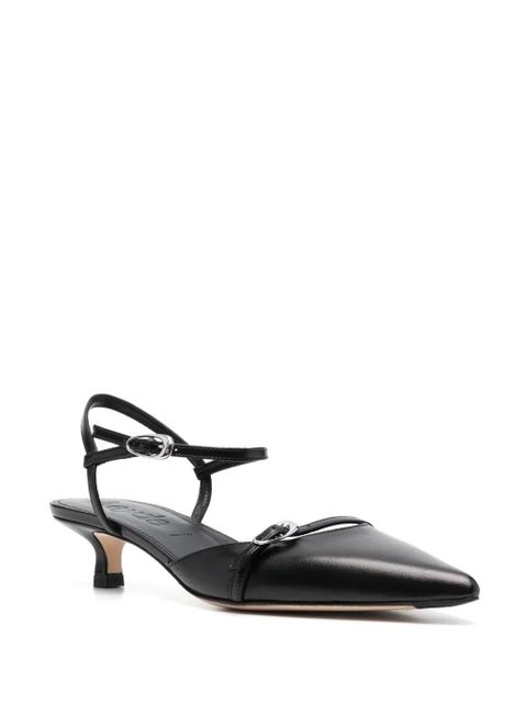 Aeyde 50mm leather pumps - Black