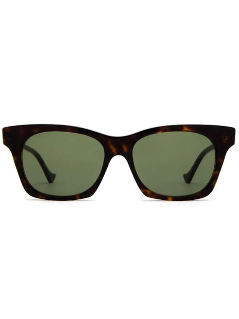 Gucci Eyewear rectangular-frame sunglasses - Brown - zdjęcie produktu nr 1