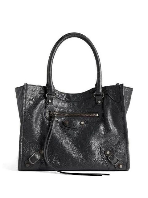 Balenciaga mini Le City leather tote bag - Black - zdjęcie produktu nr 1