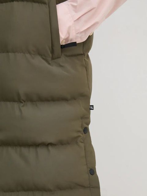 Pepe Jeans bezrękawnik BIBI VEST damski kolor zielony zimowy PL402439