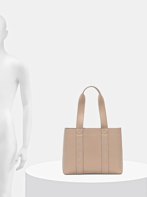 HUGO torebka kolor beżowy 50547491