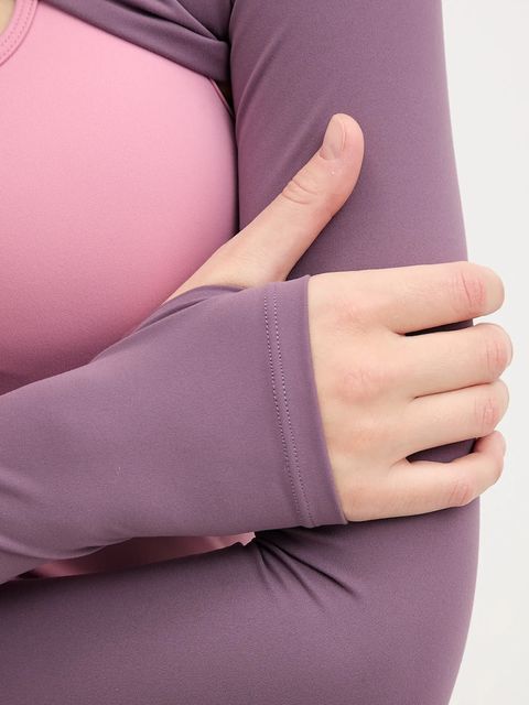 JOYINME longsleeve do jogi Ovi kolor fioletowy Ovi