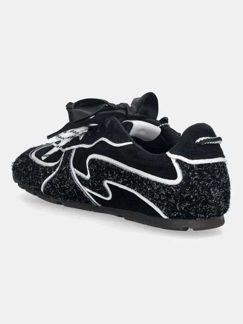 Naked Wolfe sneakersy Adored damskie kolor czarny Adored Black Hairy Suede