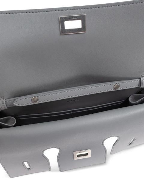 Balenciaga small Bel Air leather shoulder bag - Grey