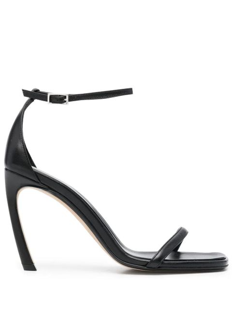 Lanvin swing leather sandals - Black - zdjęcie produktu nr 1