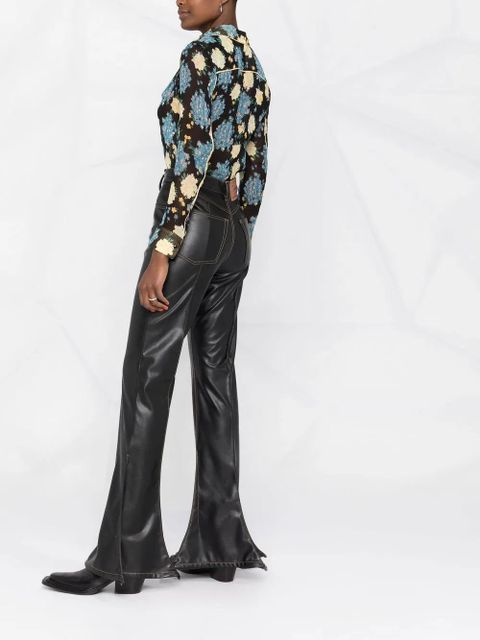 Diesel floral-print shirt - Black