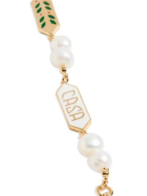 Casablanca Laurel pearl bracelet - Gold