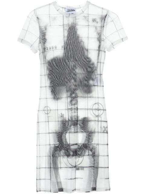 Jean Paul Gaultier Squeletor mini dress - White - zdjęcie produktu nr 1