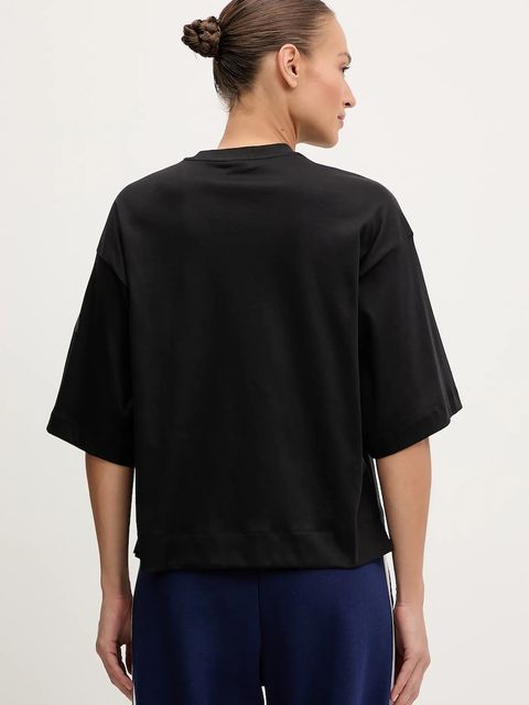 adidas t-shirt bawełniany All SZN damski kolor czarny JM3800