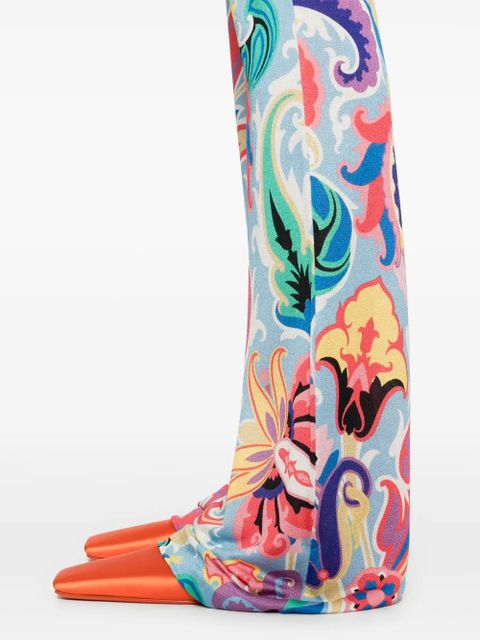 ETRO paisley-print trousers - Blue