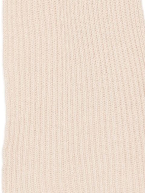 SOLOTRE scarf-detail balaclava - Neutrals