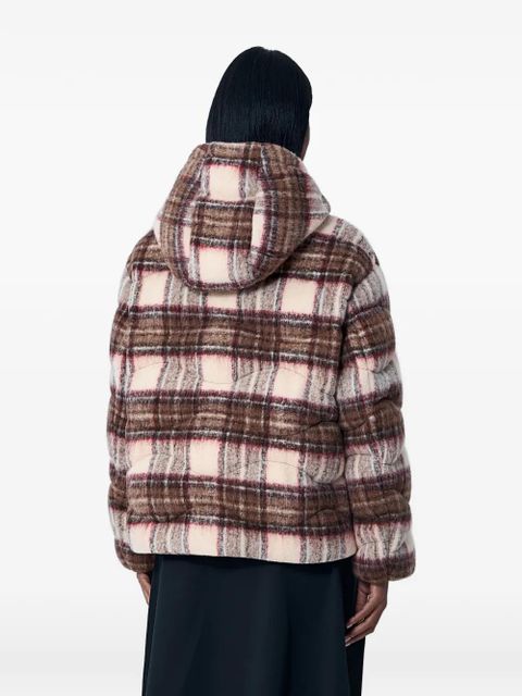 Moncler flannel down jacket - Brown - zdjęcie produktu nr 2