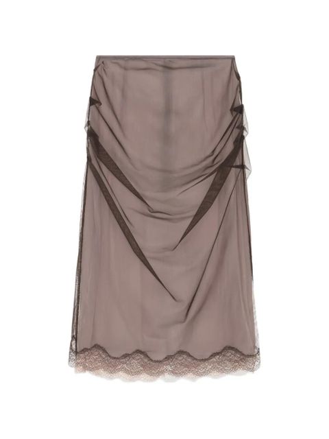 16Arlington Hedda midi skirt - Brown - zdjęcie produktu nr 1