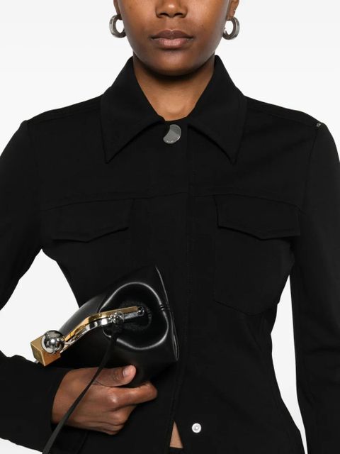 Sportmax point-collar jacket - Black
