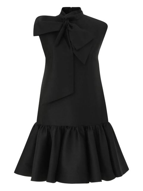 ZIMMERMANN tie-neck flared mini dress - Black - zdjęcie produktu nr 1