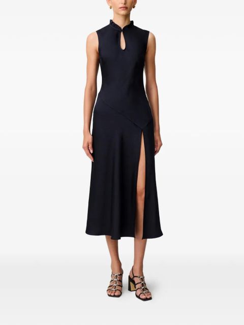 Claudie Pierlot ruffled midi dress - Blue