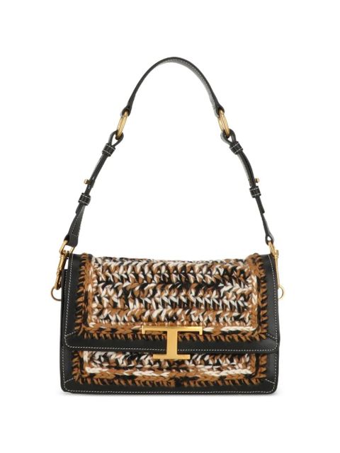 Tod's logo-plaque shoulder bag - Brown - zdjęcie produktu nr 1