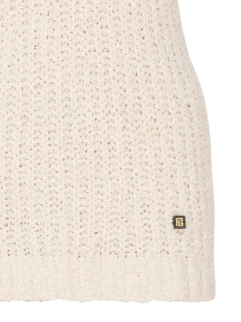 Balmain logo-detail vest - Neutrals - zdjęcie produktu nr 2