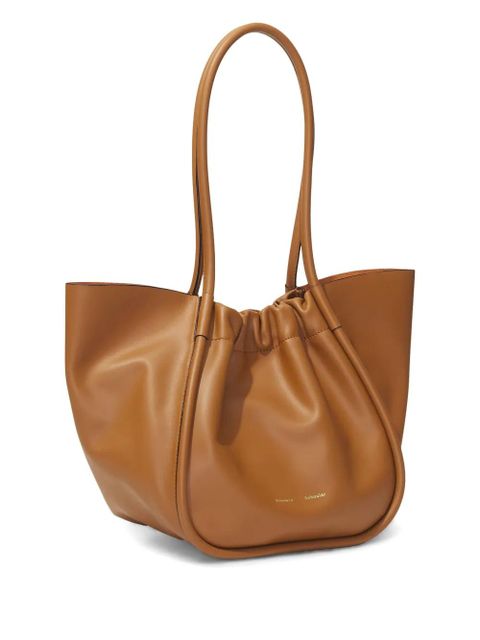 Proenza Schouler large ruched tote bag - Brown