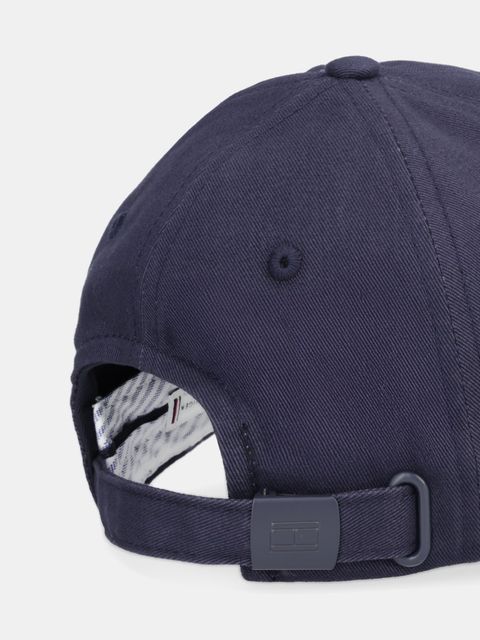 Tommy Hilfiger czapka z daszkiem bawełniana kolor granatowy AW0AW17781