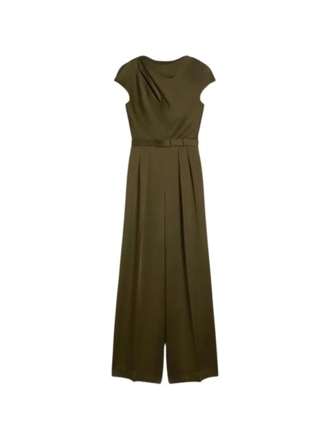 Max Mara cut-out belted jumpsuit - Green - zdjęcie produktu nr 1