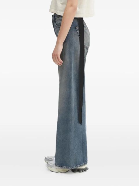 MM6 Maison Margiela faded-wash wide-leg jeans - Blue