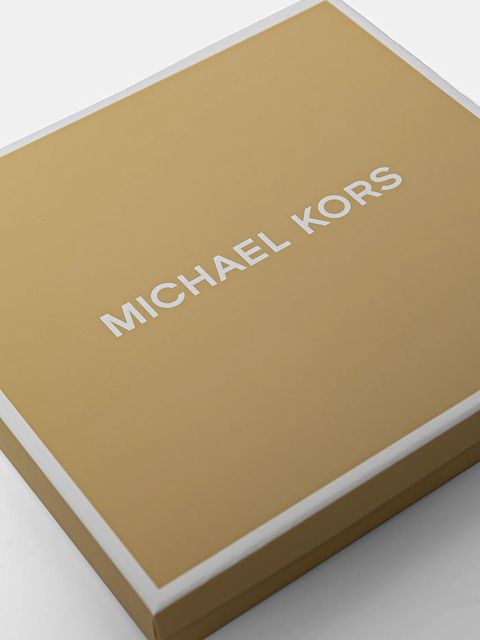 MICHAEL Michael Kors chusta jedwabna damska kolor niebieski wzorzysta 540207