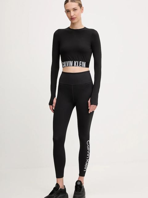 Calvin Klein Performance longsleeve treningowy kolor czarny LVGWF5K202 - zdjęcie produktu nr 2