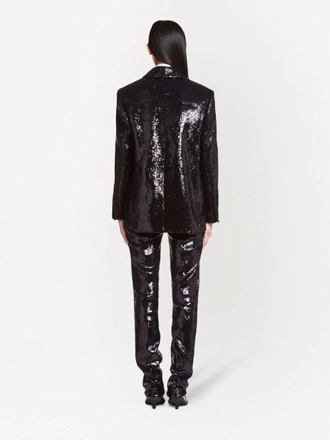 Prada sequin-embellished blazer - Black