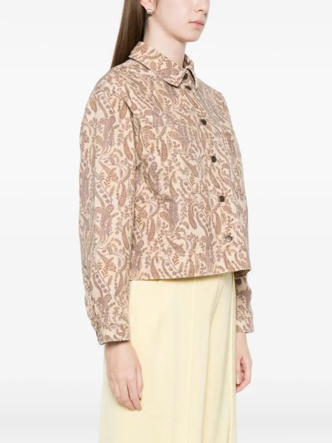 Ba&Sh Tullia paisley cotton jacket - Neutrals
