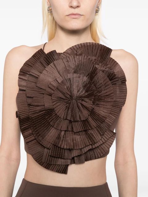 Acler Kingsford top - Brown - zdjęcie produktu nr 2