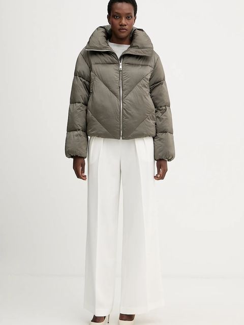 BOSS Orange kurtka kolor zielony zimowa 50548035