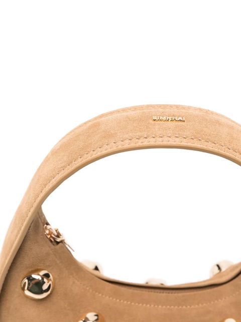 Simkhai Finn studded shoulder bag - Neutrals
