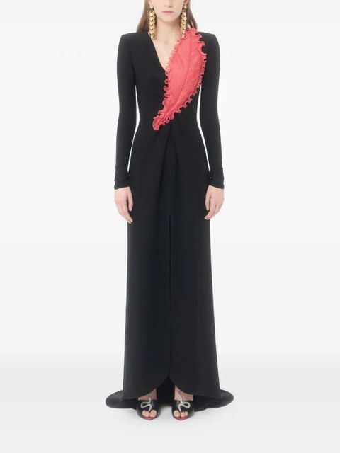Valentino Garavani embroidered cady couture gown - Black - zdjęcie produktu nr 2