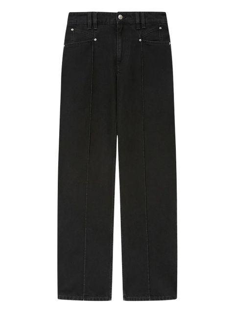 ISABEL MARANT Drolane seam jeans - Black - zdjęcie produktu nr 1