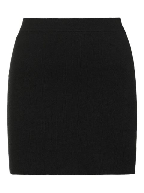 KHAITE knitted mini skirt - Black - zdjęcie produktu nr 2