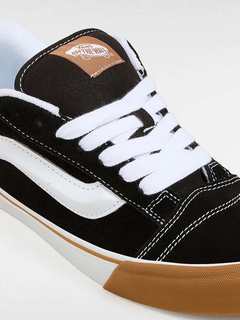 Vans tenisówki zamszowe Knu Skool kolor czarny VN0009QCCJI1