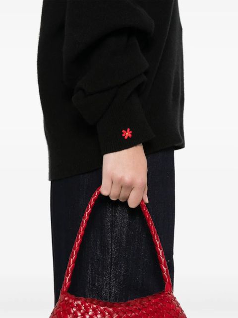 Tory Burch ruched sweater - Black