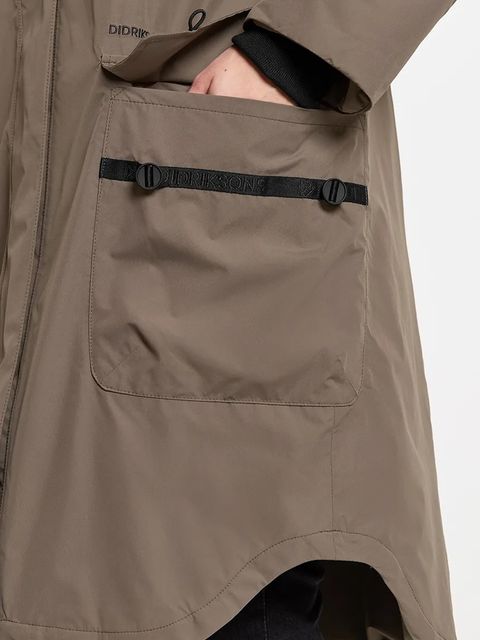 Didriksons parka AIKO kolor brązowy zimowa 505928