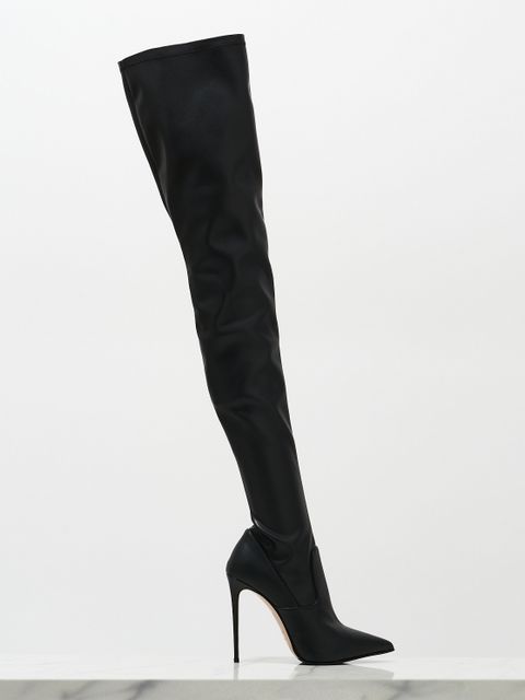 LE SILLA - Czarne kozaki na szpilce Eva