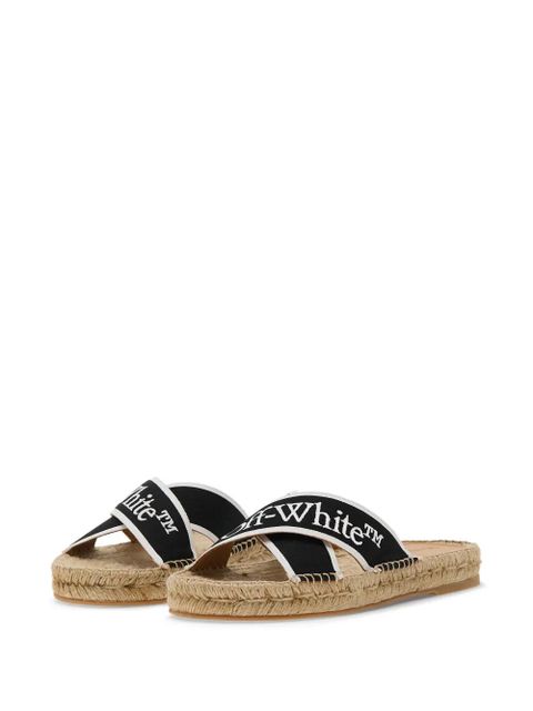 Off-White Criss-Cross espadrilles - Black