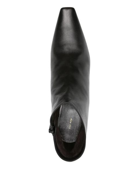The Row pointed carla 45 boots - Black