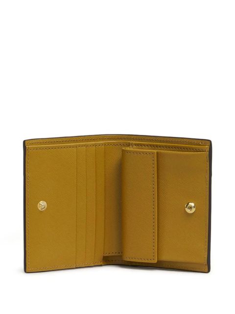 Marni colour-block leather wallet - ZO957 DEEP SAGE/MISTYROSE/LIGHT CURRY