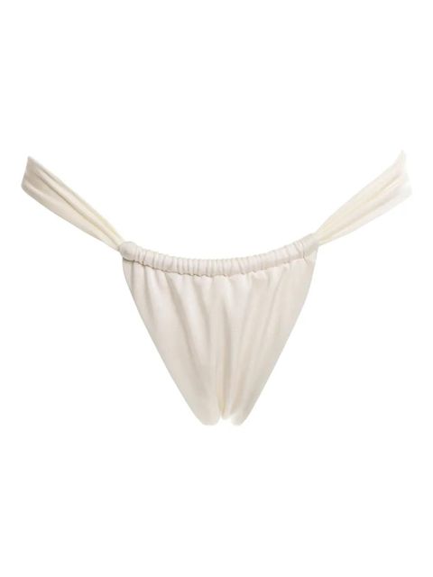 Agua By Agua Bendita tie-side bikini bottoms - White - zdjęcie produktu nr 1