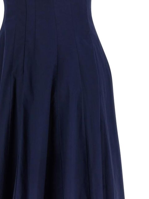 STAUD corset panel midi dress - Blue