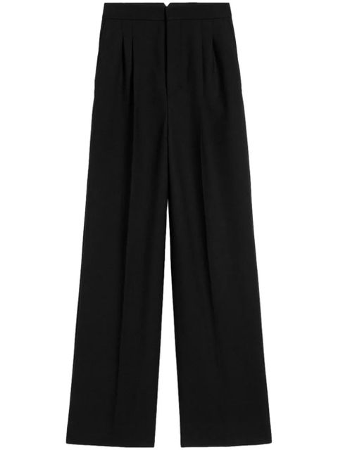 AMI Paris wide-leg wool trousers - Black - zdjęcie produktu nr 1